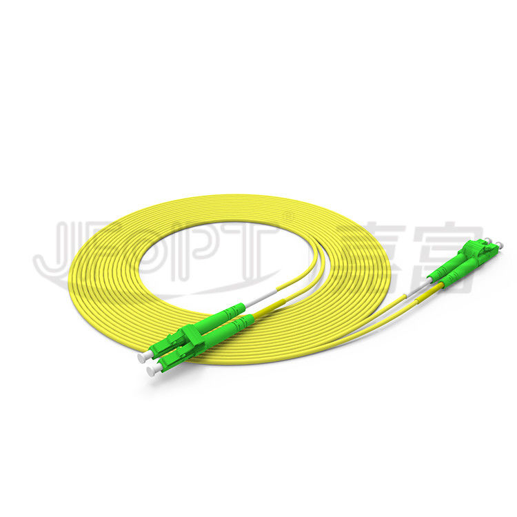 複式アパートLC- LC繊維の2.0mm 3.0mmの単一モードOS2 Zipcordの光ファイバケーブルをパッチ・コード