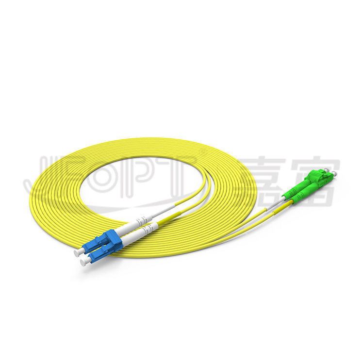 複式アパートLC- LC繊維の2.0mm 3.0mmの単一モードOS2 Zipcordの光ファイバケーブルをパッチ・コード