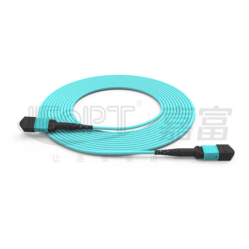 MPOコンセーターリターン損失 ≥20dB MM OM3/OM4 MPO-MPOパッチコード 光ファイバー通信
