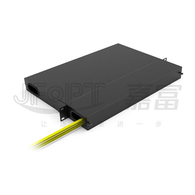 19インチ 1U 96コア 4ピースモジュールボックス MPOパッチパネル ODF デフォルト標準ワイヤシーケンス LC金属ラックを搭載
