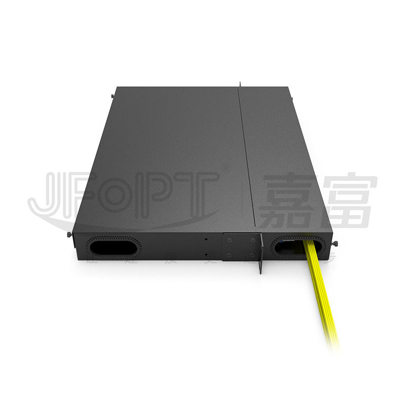 19インチ 1U 96コア 4ピースモジュールボックス MPOパッチパネル ODF デフォルト標準ワイヤシーケンス LC金属ラックを搭載