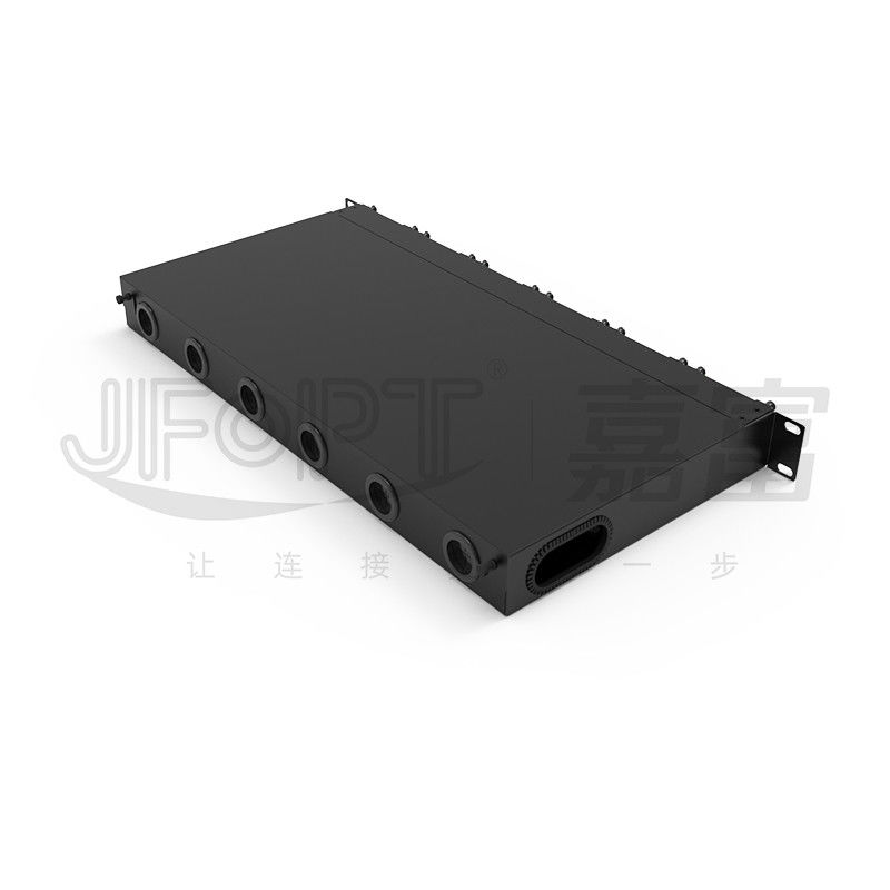 高密度モジュラー・シャーシ 液体電流四重アダプター MPO SM SL 144コア MPO-LCパッチパネル 核融合のないモジュールボックス